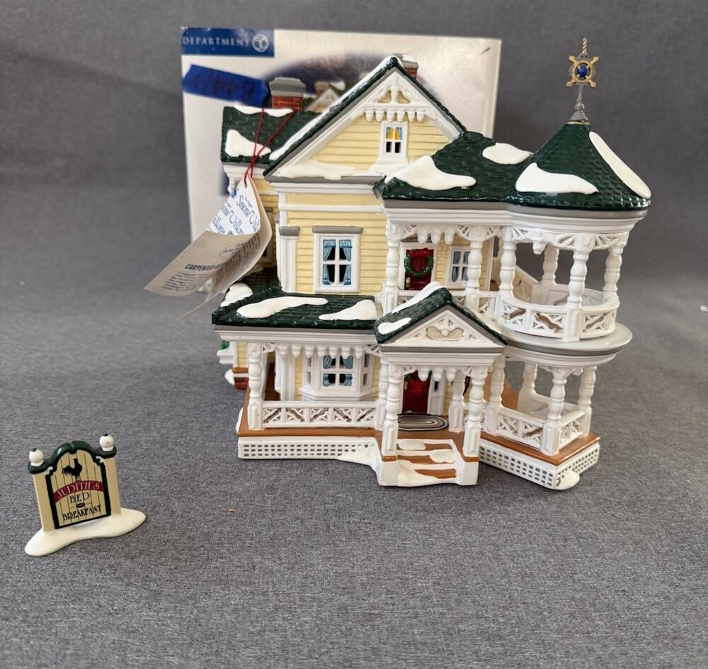 Department 56 Carpenter Gothic Bed & Breakfast Original Snow Village 56.55043